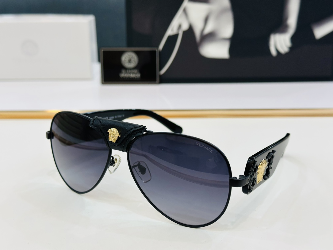 爆款到货男女同款VE2150QVersace*范思家Size62口14-140火爆个性款来袭！高端霸气C