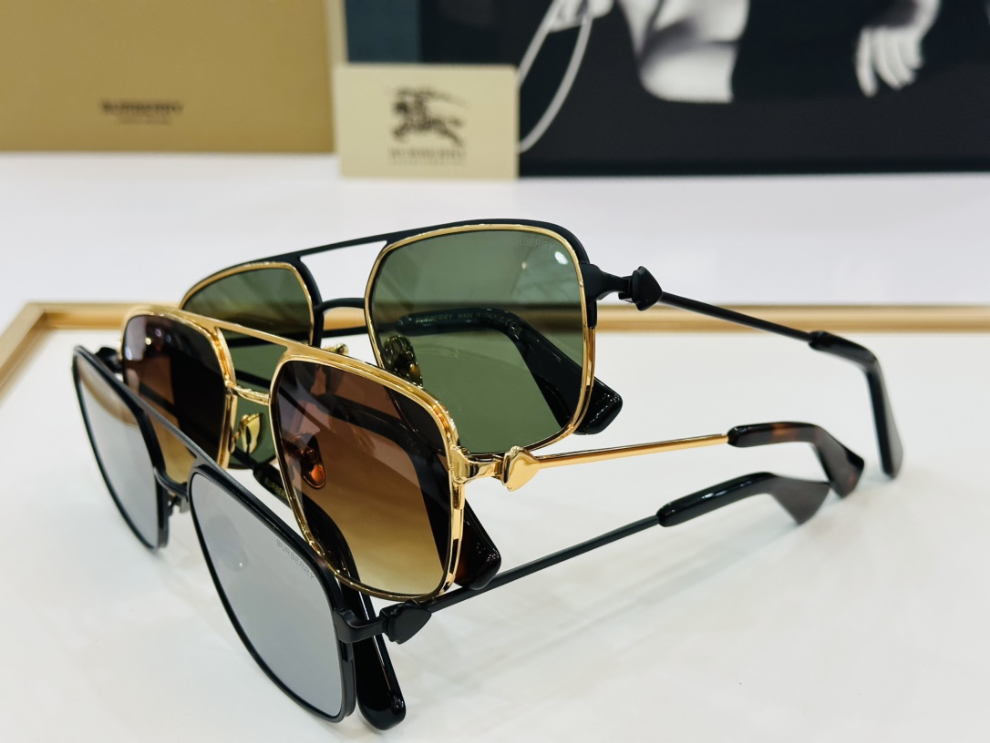 高品质BURBERR*巴家BE6011Size58口16-147女款太阳眼镜[得意[愉快]b意大利进口材