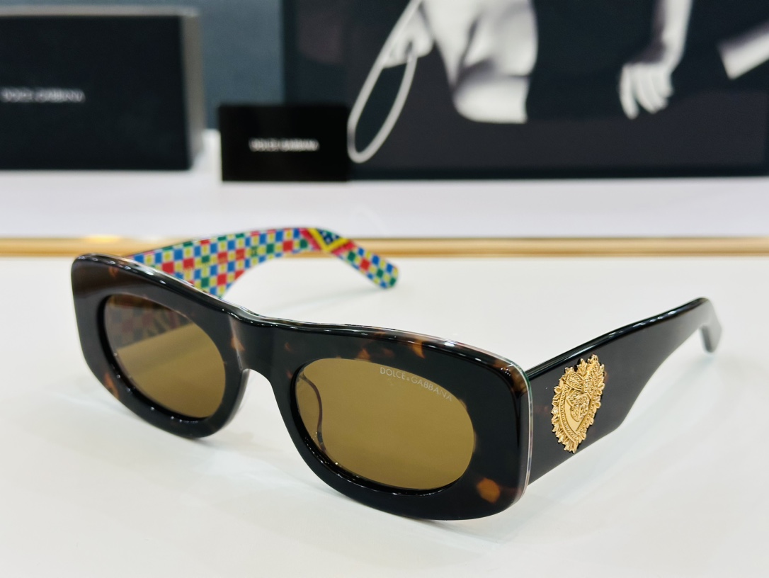 官网款DOLCE&GABBAN*DG6679Size53口22-142新颖独特K美艳绝伦