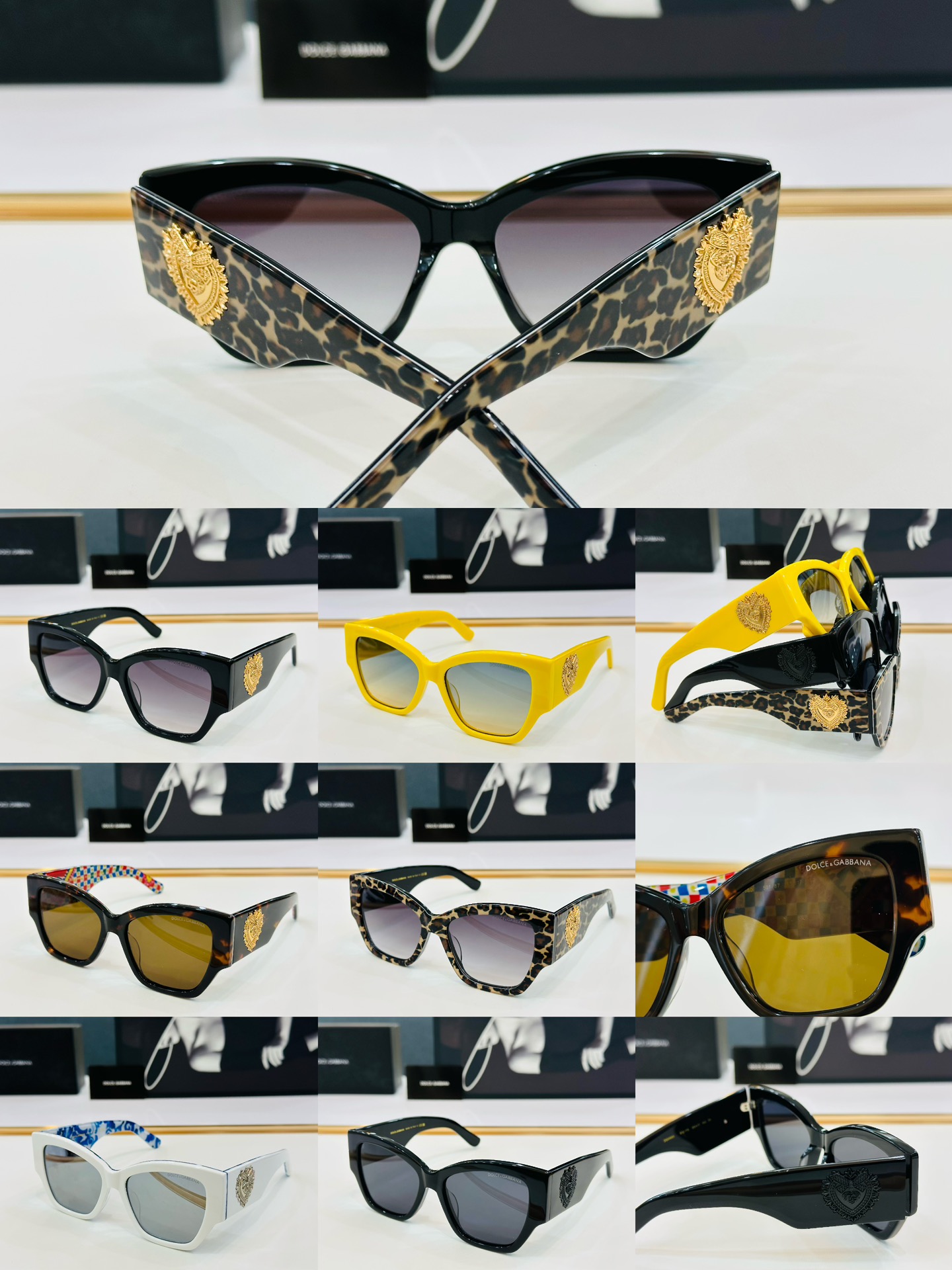 官网款DOLCE&GABBAN*DG6680Size55口17-142新颖独特K美艳绝伦