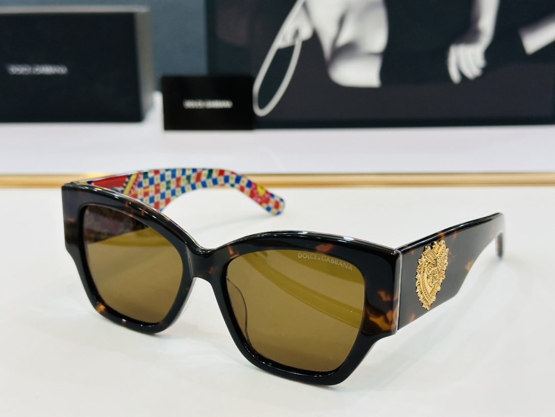 官网款DOLCE&GABBAN*DG6680Size55口17-142新颖独特K美艳绝伦