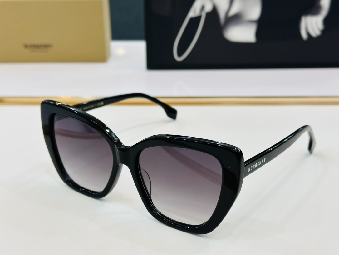 高品质BURBERR*巴家BE4366Size56口16-145女款太阳眼镜[得意]bm高品质特色镜腿