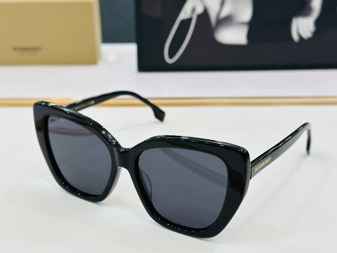 高品质BURBERR*巴家BE4366Size56口16-145女款太阳眼镜[得意]bm高品质特色镜腿