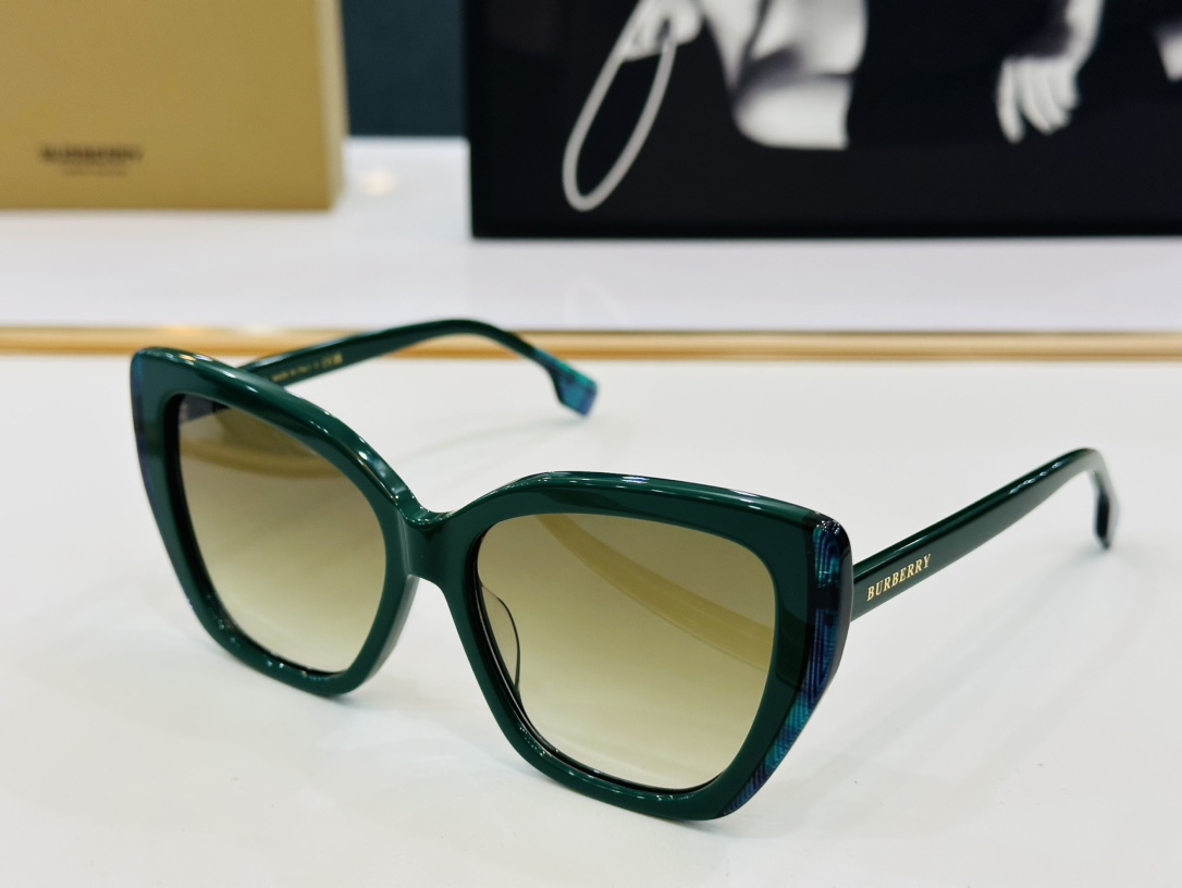 高品质BURBERR*巴家BE4366Size56口16-145女款太阳眼镜[得意]bm高品质特色镜腿