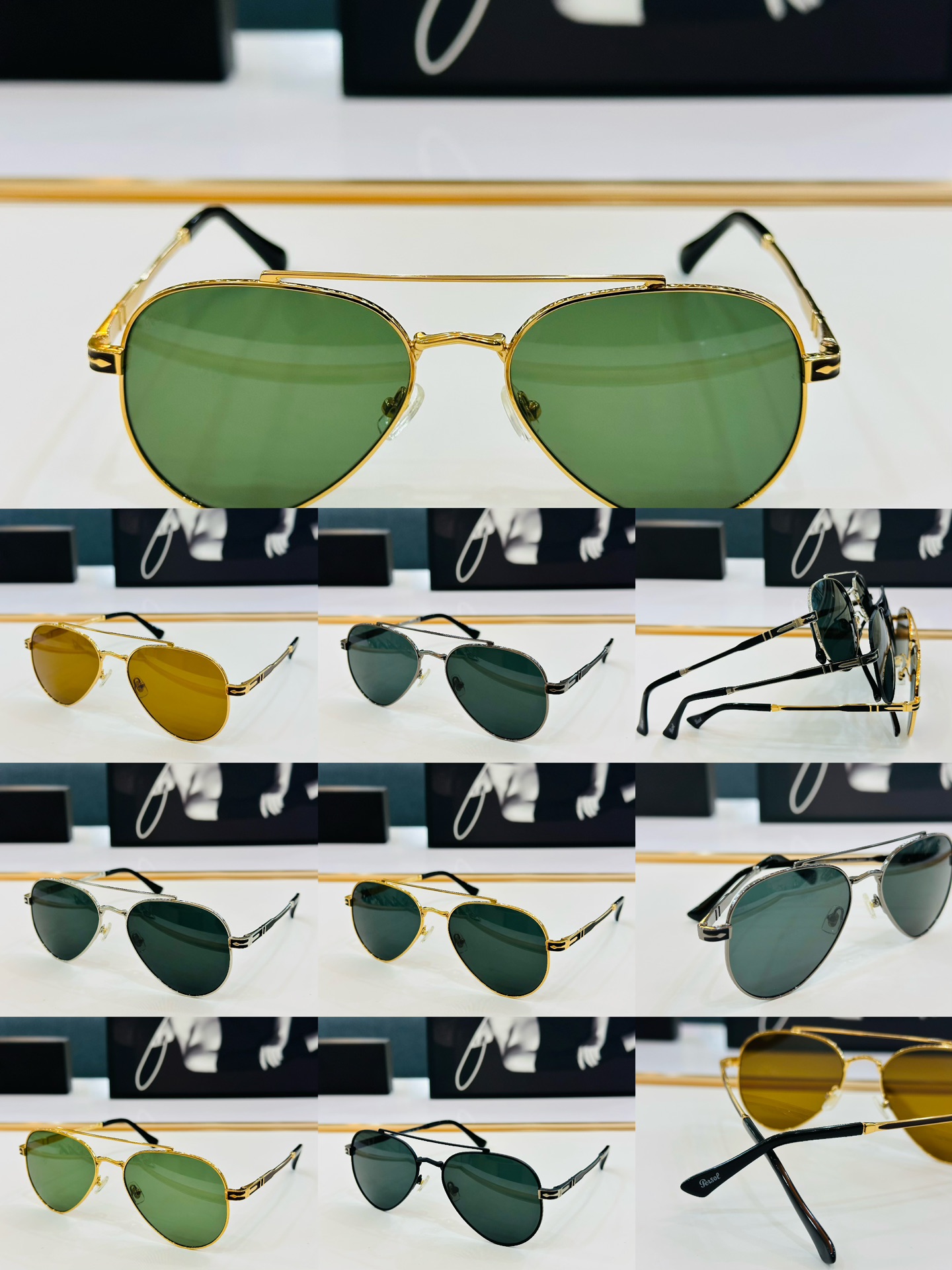Persol️MODELPO5018️SIZE56口17-140板材框C太阳镜