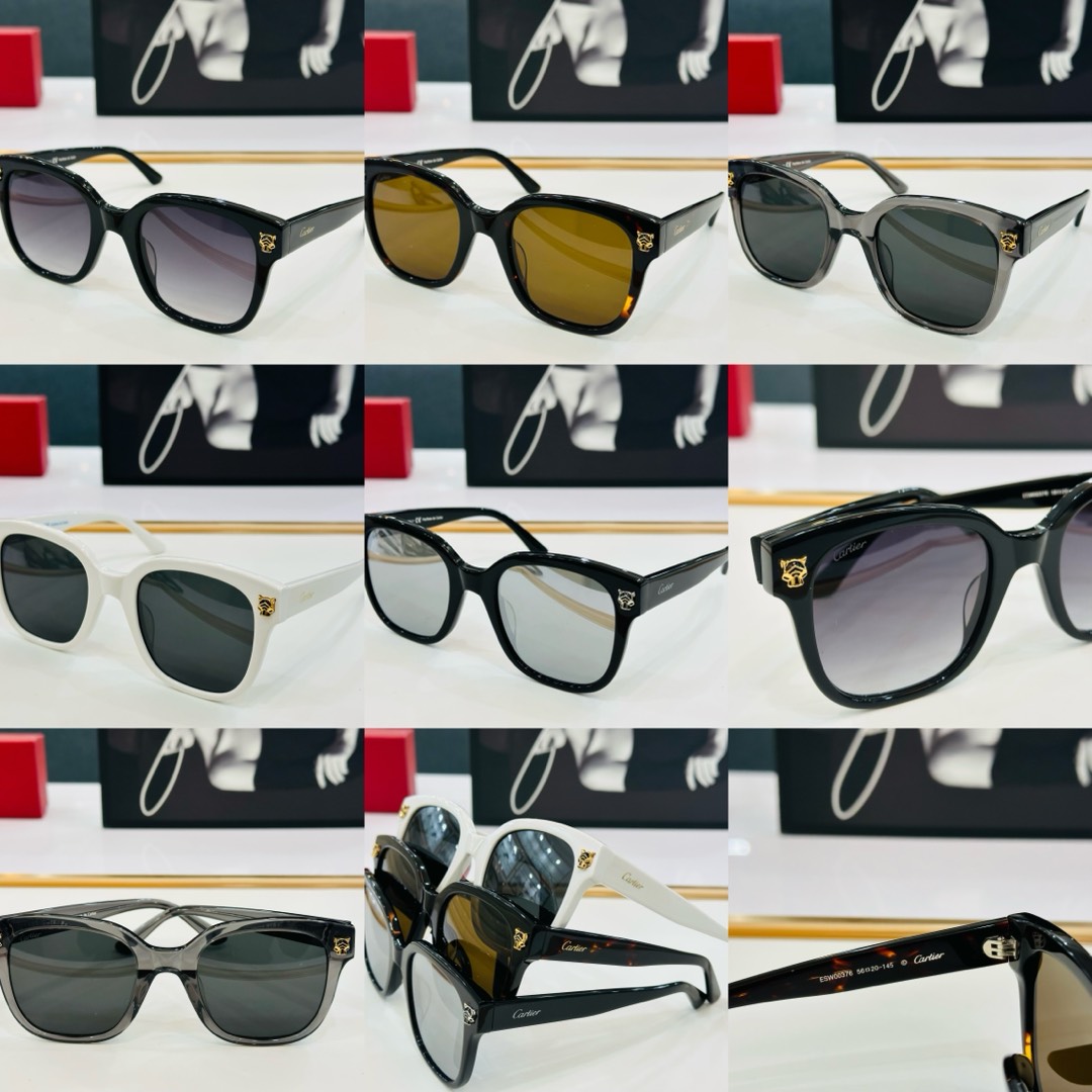 Cartie* 卡家 太阳镜 ESW00376 Size：56口20-145 电镀工艺精湛气质十足！S男
