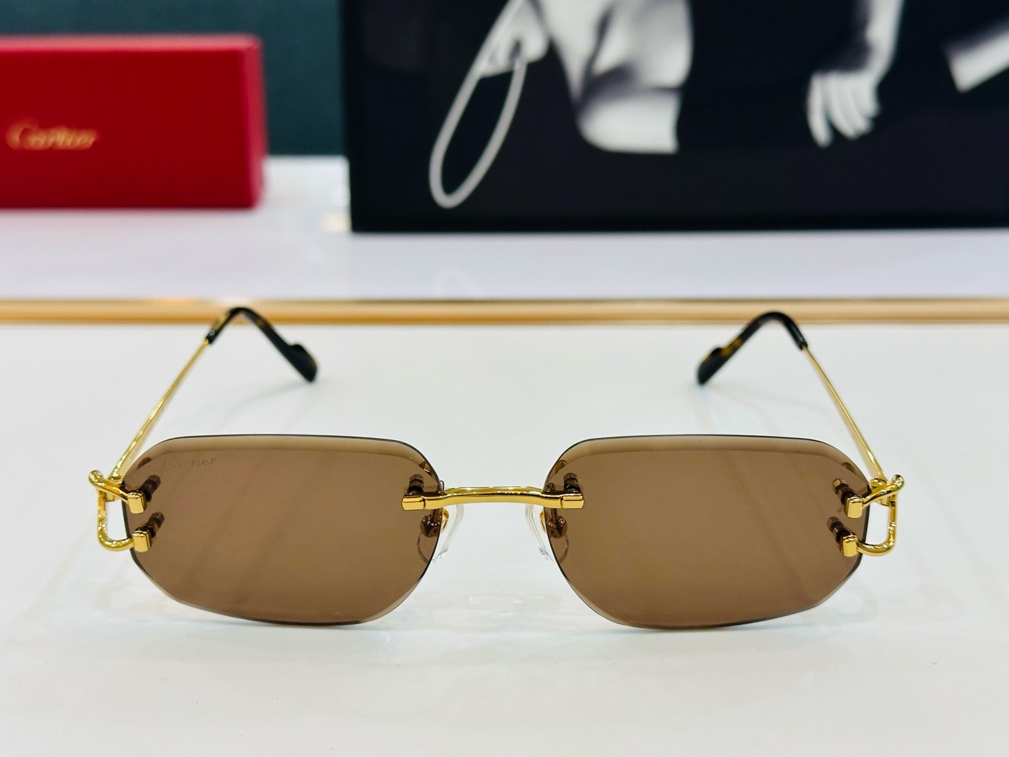 🆕 原版Cartie* 卡家 太阳镜 CT0468 Size：57口18-145 电镀工艺精湛大牌品 J
