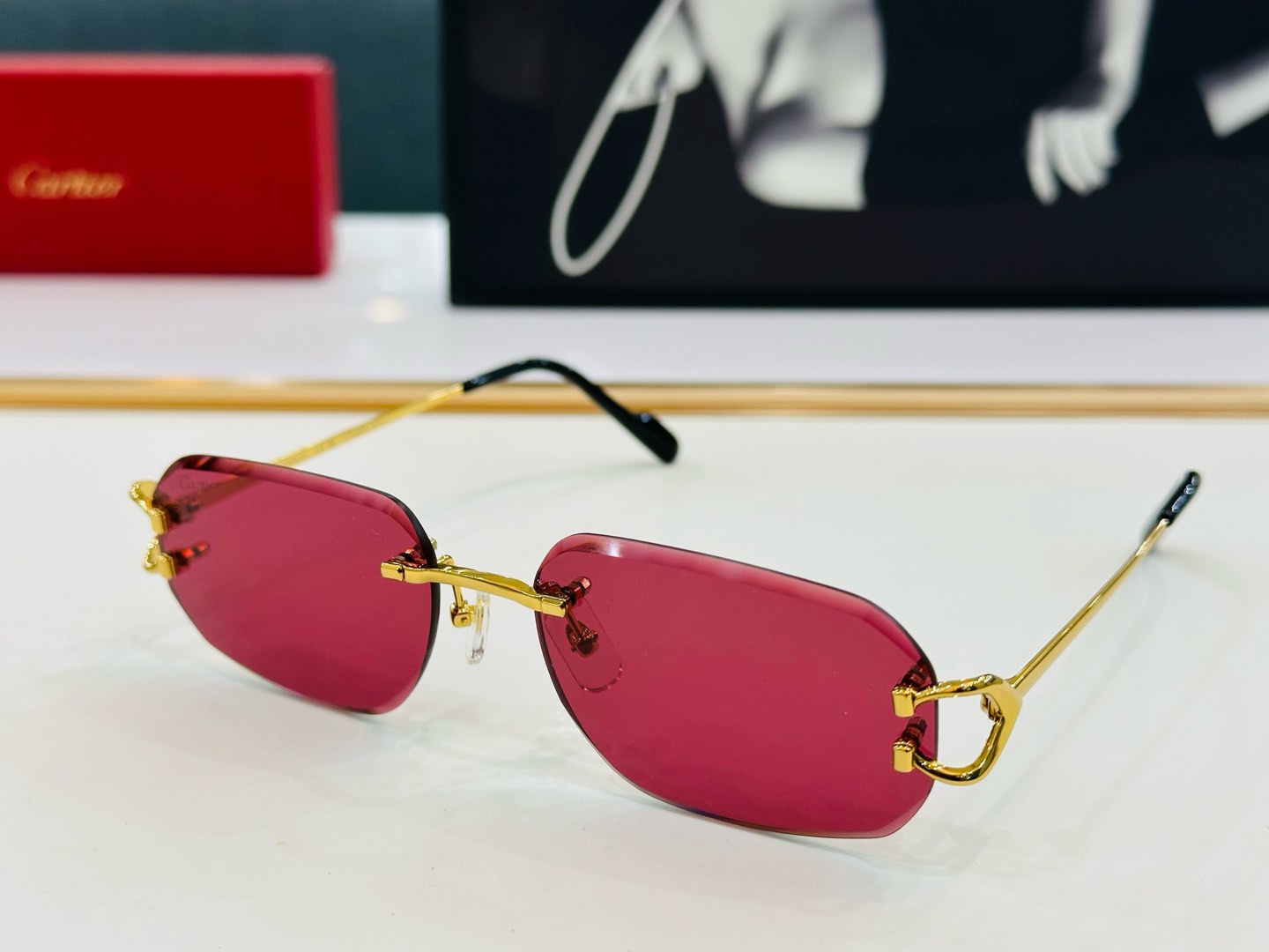 🆕 原版Cartie* 卡家 太阳镜 CT0468 Size：57口18-145 电镀工艺精湛大牌品 J