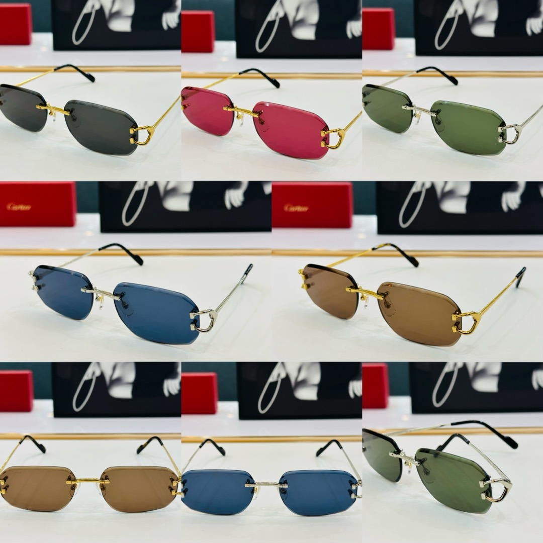 🆕 原版Cartie* 卡家 太阳镜 CT0468 Size：57口18-145 电镀工艺精湛大牌品 J