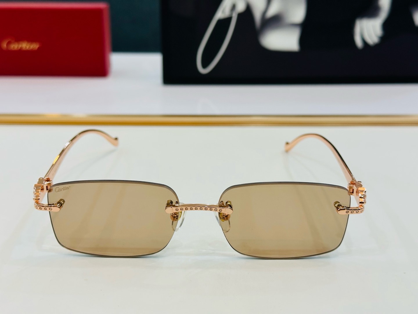 🆕 原版Cartie* 卡家 官网经典款 太阳镜 CT0058O Size：58口17-130 电镀工艺