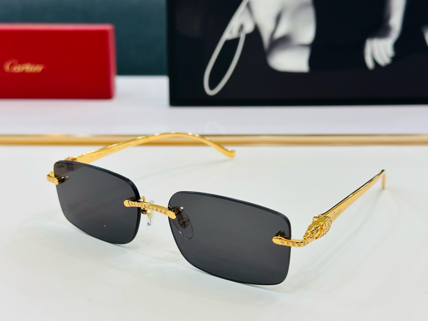 🆕 原版Cartie* 卡家 官网经典款 太阳镜 CT0058O Size：58口17-130 电镀工艺