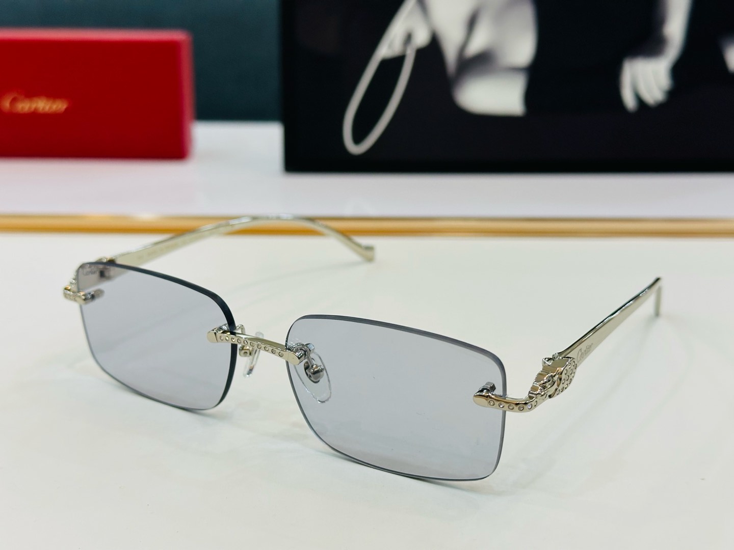 🆕 原版Cartie* 卡家 官网经典款 太阳镜 CT0058O Size：58口17-130 电镀工艺
