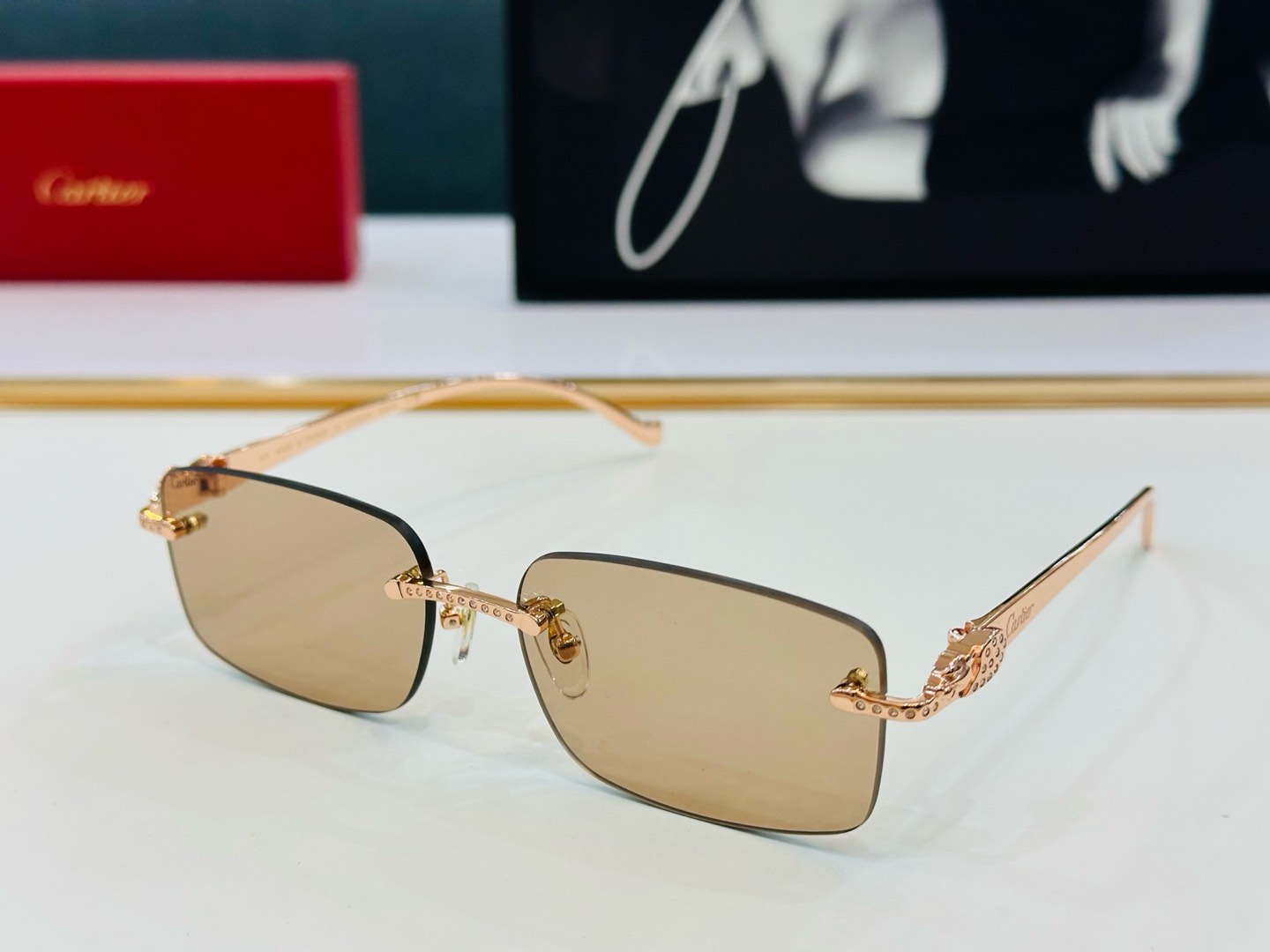 🆕 原版Cartie* 卡家 官网经典款 太阳镜 CT0058O Size：58口17-130 电镀工艺
