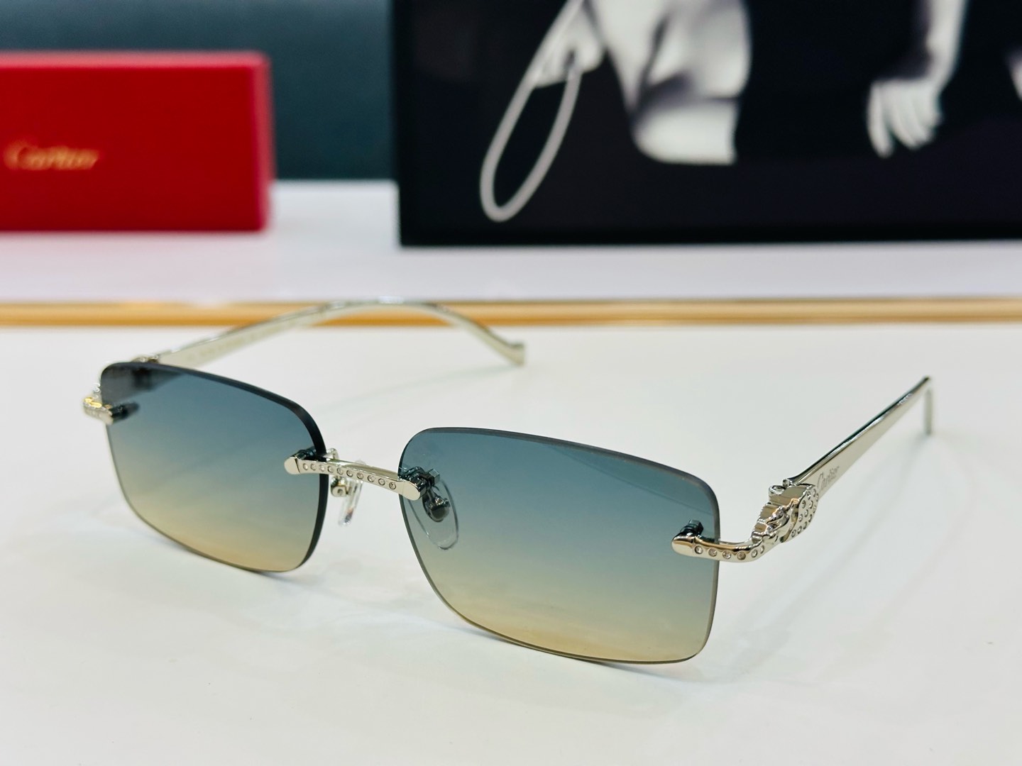 🆕 原版Cartie* 卡家 官网经典款 太阳镜 CT0058O Size：58口17-130 电镀工艺