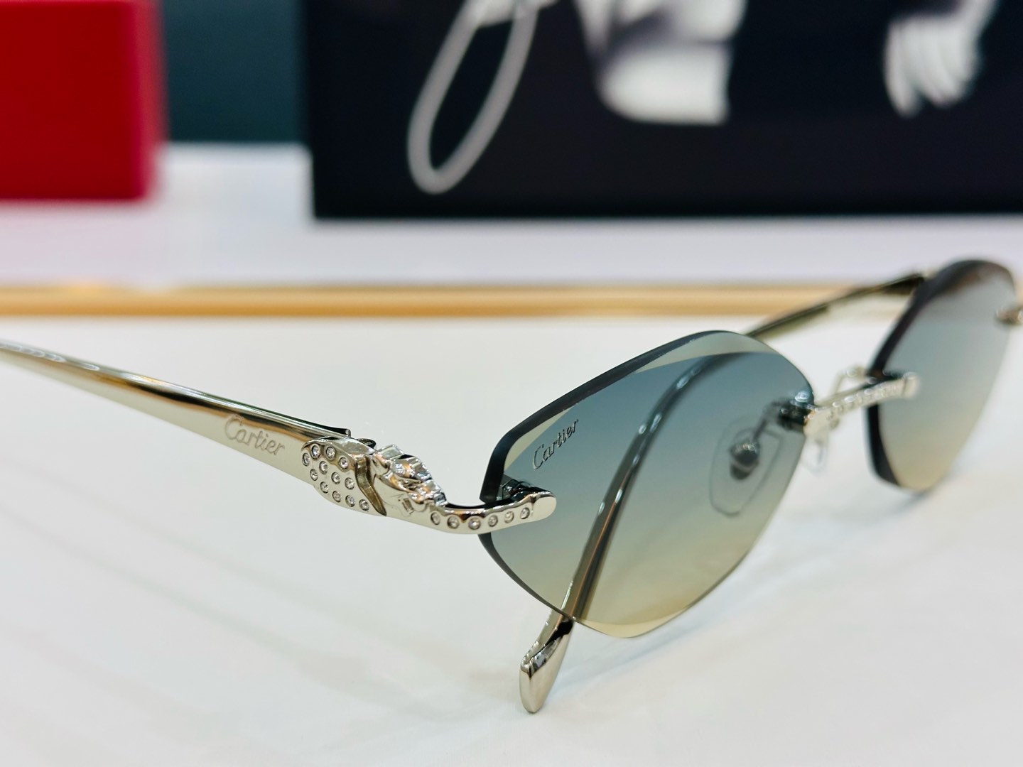 🆕 原版Cartie* 卡家 官网经典款 太阳镜 CT0059O Size：58口17-130 电镀工艺