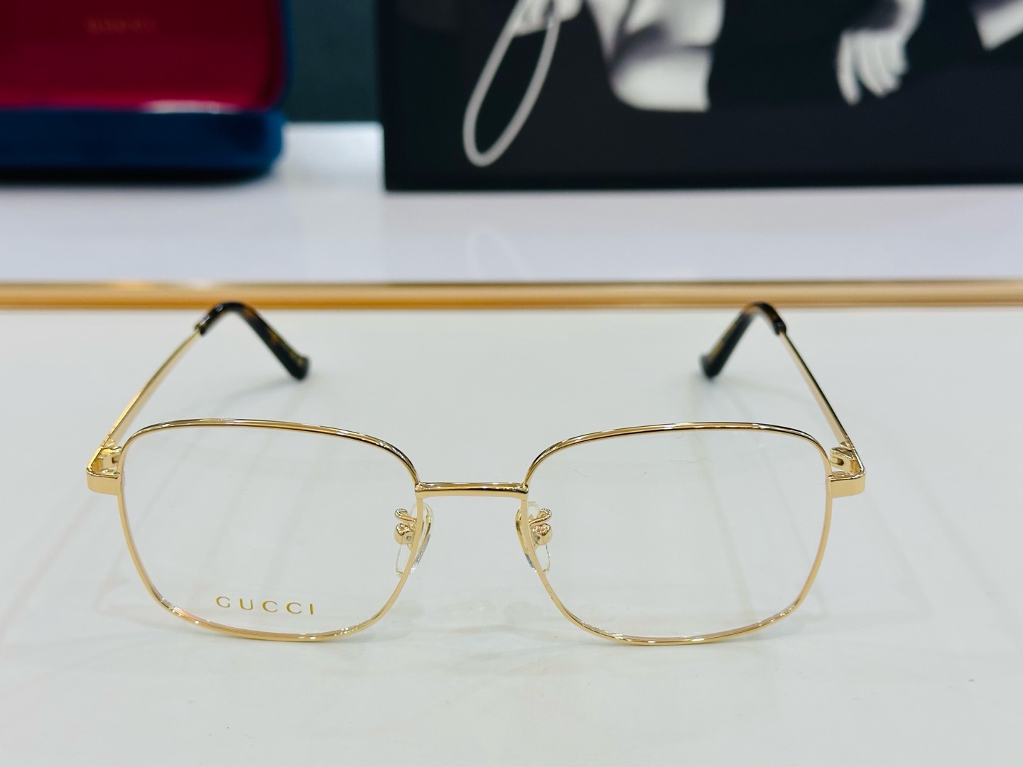GUCC* 古家 GG1355OA 🐝🐝系列 Size：54口18-145 🍁🍁E超绝品质 配光架。 