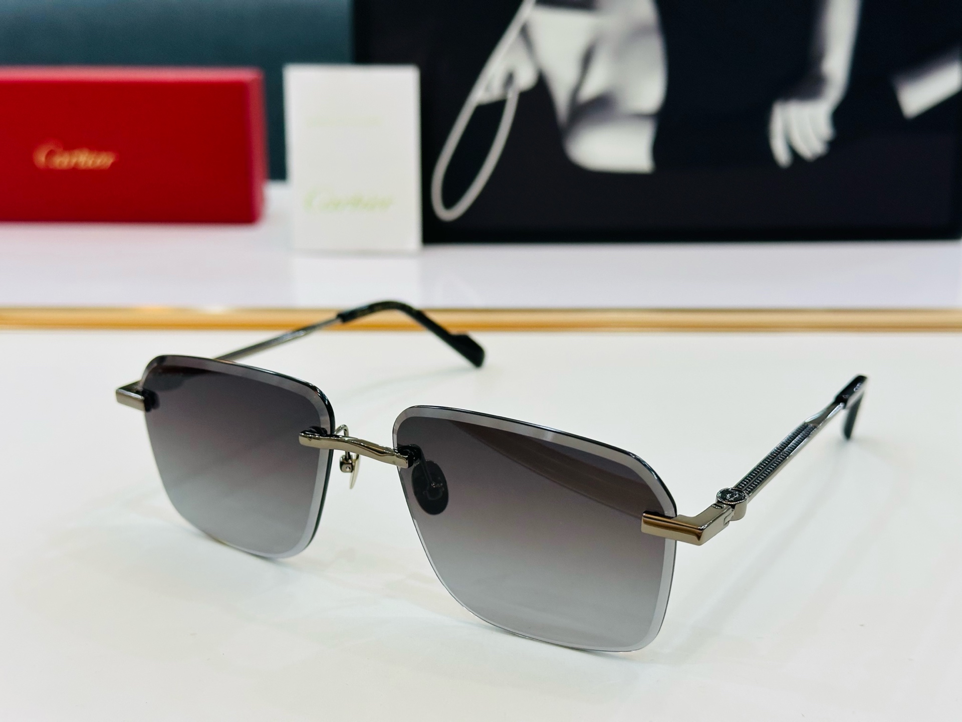 新款 Cartier 卡家 MODEL CT0501S Size：60口15-145 高品质 品牌标志性