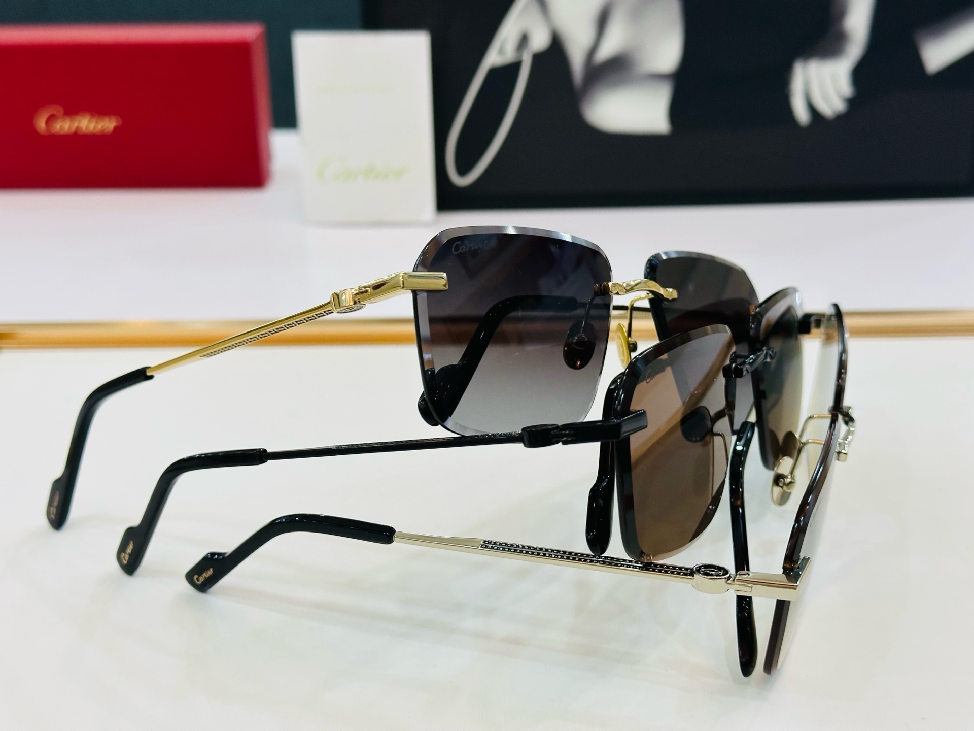 新款 Cartier 卡家 MODEL CT0501S Size：60口15-145 高品质 品牌标志性