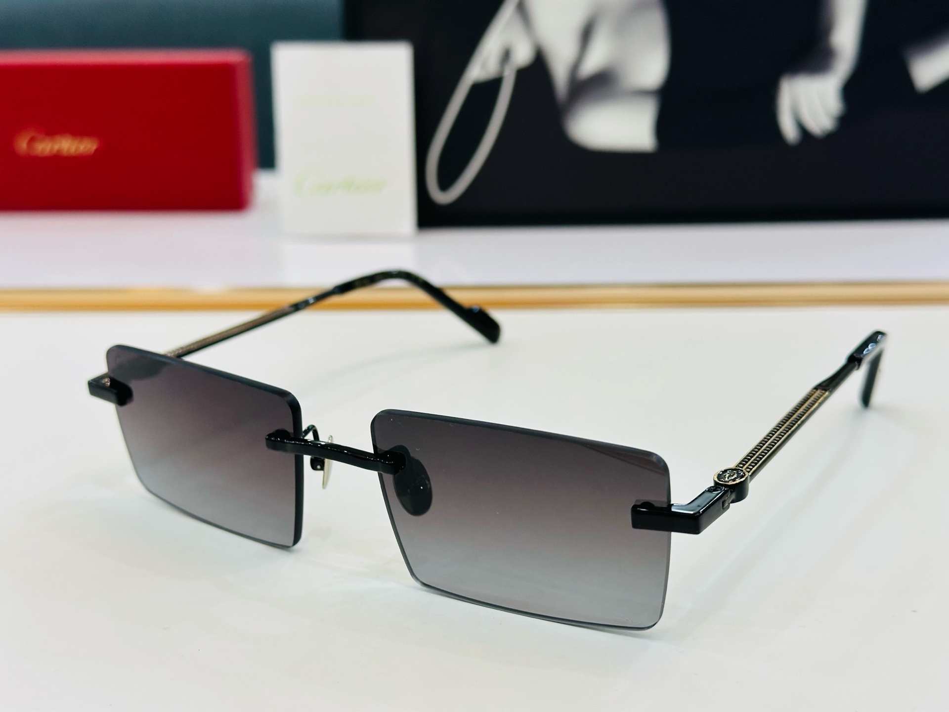 新款 Cartier 卡家 MODEL CT0500S Size：56口18-145 高品质 品牌标志性