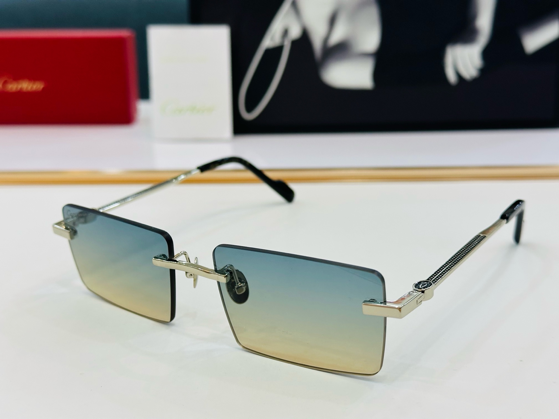新款 Cartier 卡家 MODEL CT0500S Size：56口18-145 高品质 品牌标志性