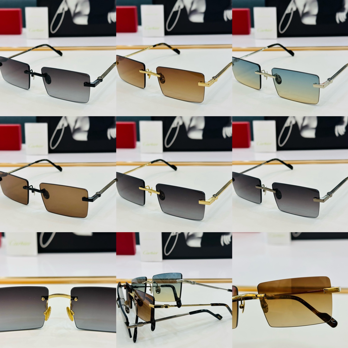 新款 Cartier 卡家 MODEL CT0500S Size：56口18-145 高品质 品牌标志性