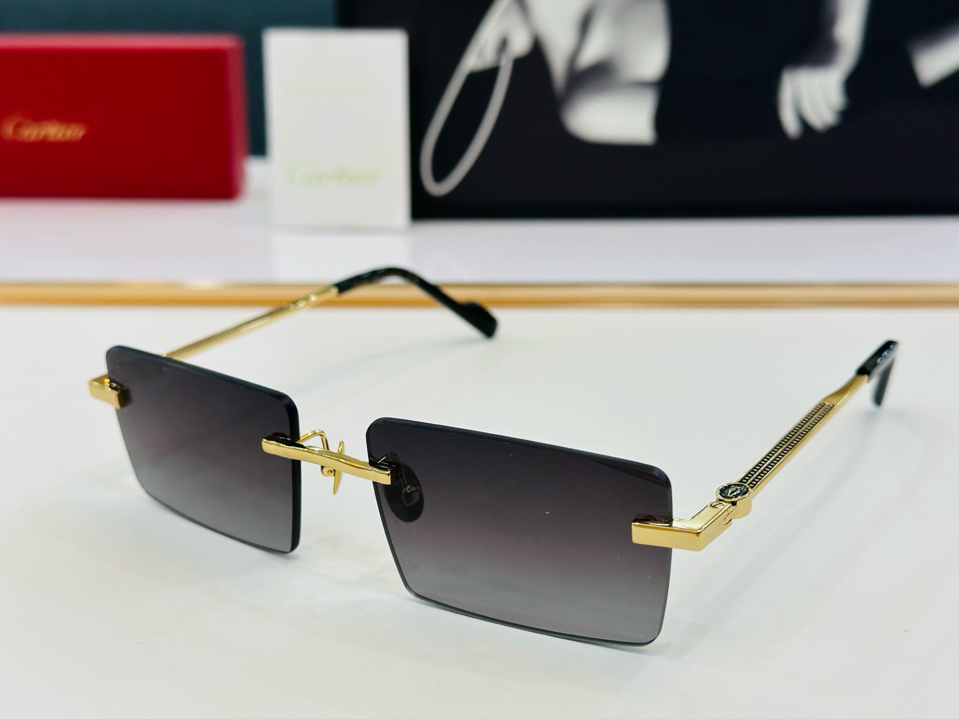 新款 Cartier 卡家 MODEL CT0500S Size：56口18-145 高品质 品牌标志性