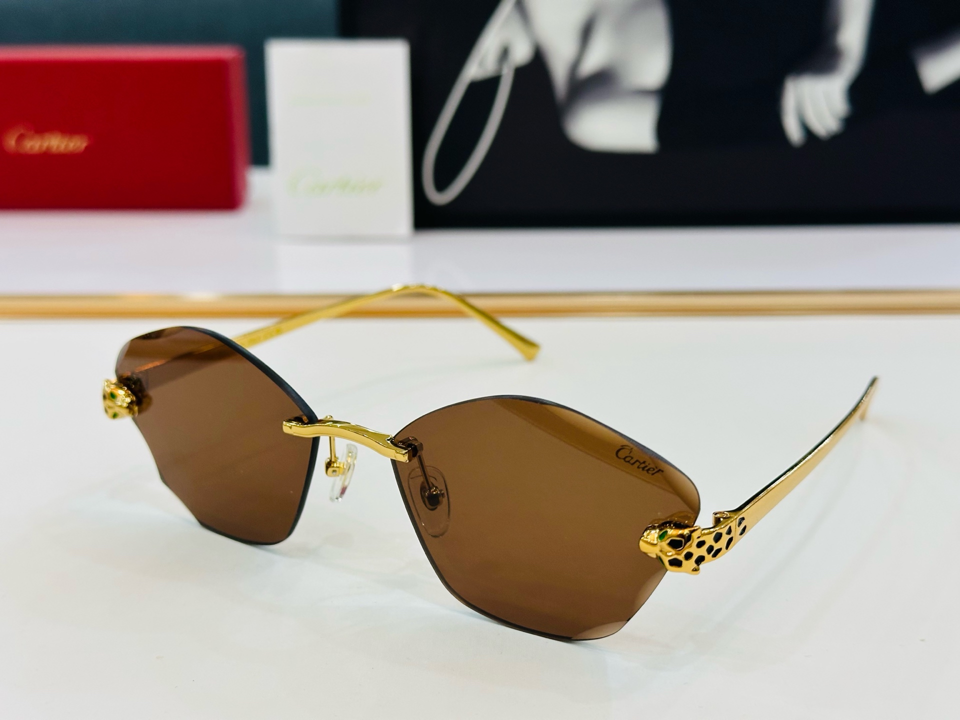 新款 Cartier 卡家 MODEL CT0476S Size：60口18-140 高品质 品牌标志性