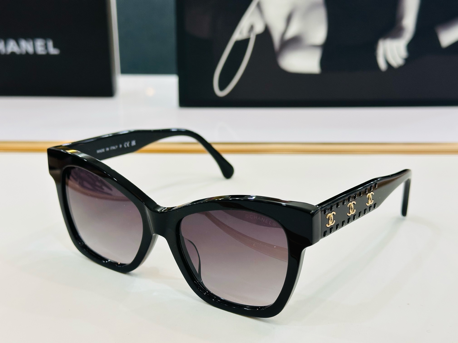 🆕 【CHANE*/香家】MODELCH9162B Size：52口19-140 💅🏻💓W太阳镜 