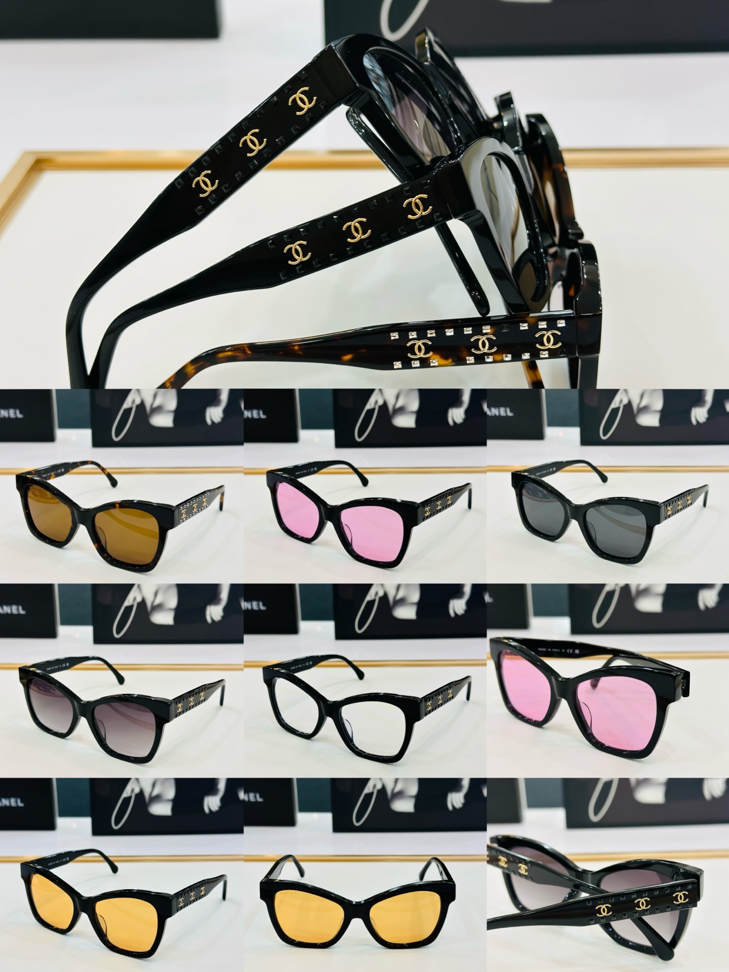 🆕 【CHANE*/香家】MODELCH9162B Size：52口19-140 💅🏻💓W太阳镜 