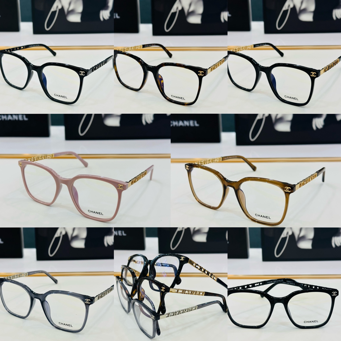 🆕 【CHANE*/香家】MODELCH0818 size：54口20-145 💅🏻💓E 配光镜 