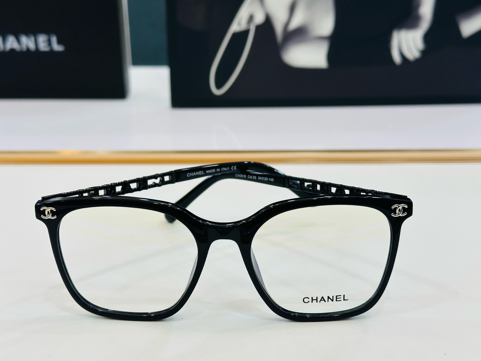 🆕 【CHANE*/香家】MODELCH0818 size：54口20-145 💅🏻💓E 配光镜 