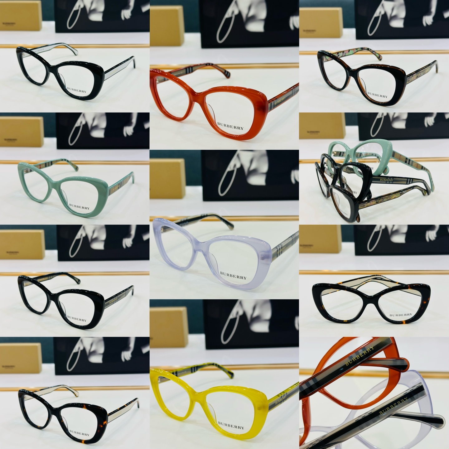 新款 BURBERR*🔻巴家 BE2473 百搭镜架Size：54口18-145 高品质 到货 🌲🌲🌲Z