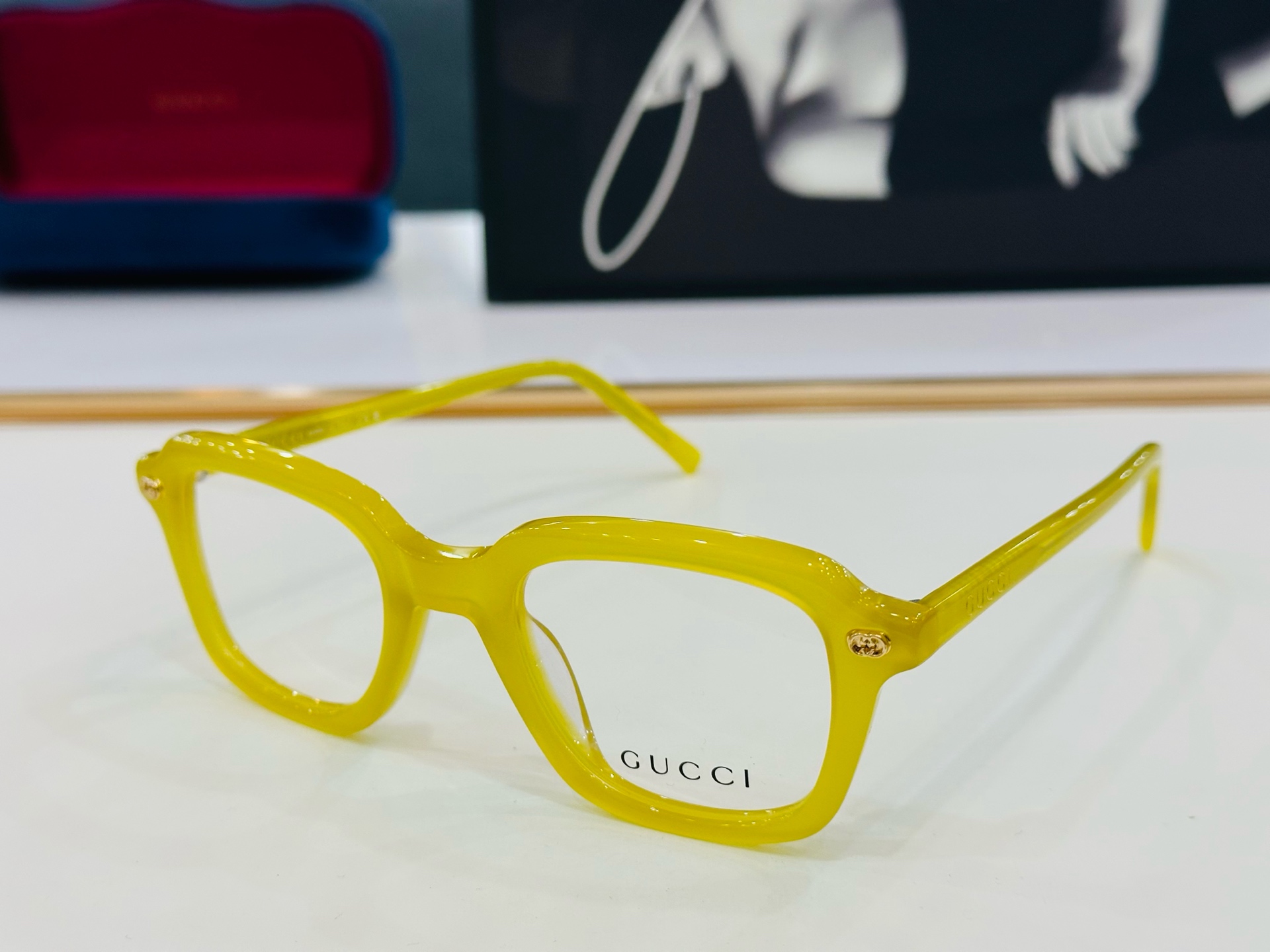 🆕 👏👏GUCC*👍古家GG1855 Size：53口20-145 搭配镜框🔝Z❤配光架 