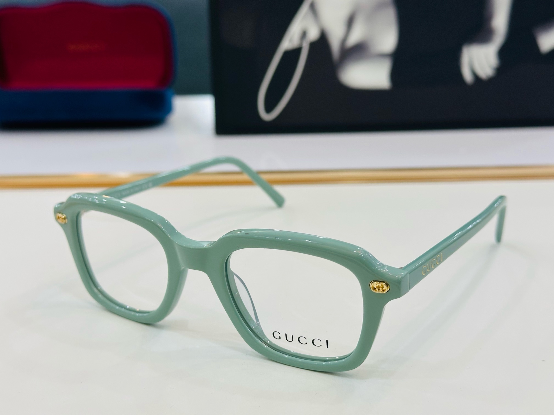 🆕 👏👏GUCC*👍古家GG1855 Size：53口20-145 搭配镜框🔝Z❤配光架 