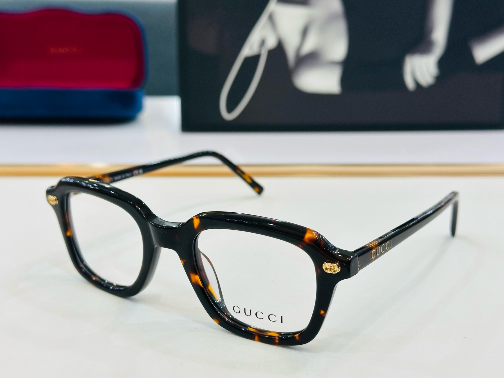 🆕 👏👏GUCC*👍古家GG1855 Size：53口20-145 搭配镜框🔝Z❤配光架 