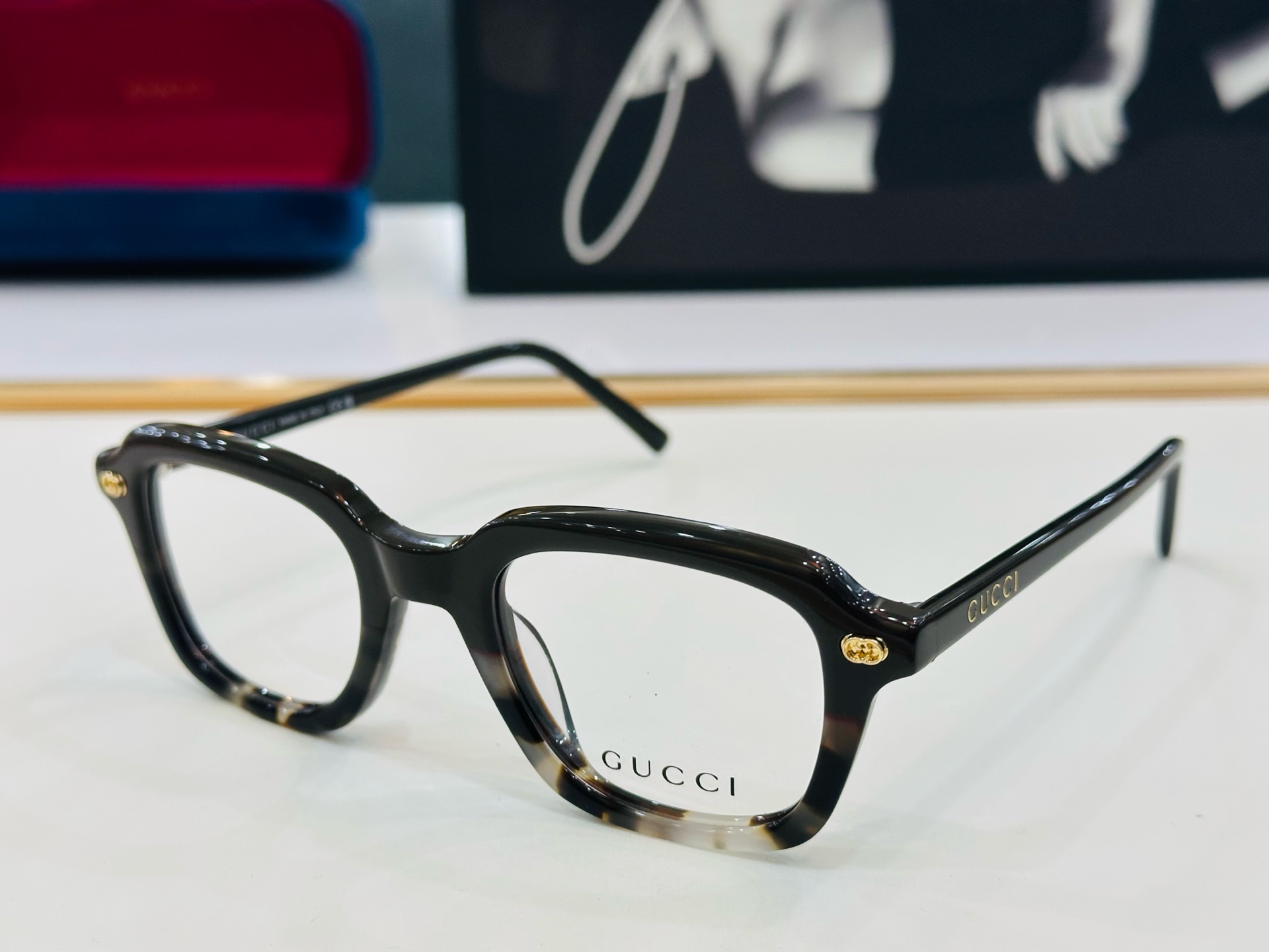 🆕 👏👏GUCC*👍古家GG1855 Size：53口20-145 搭配镜框🔝Z❤配光架 