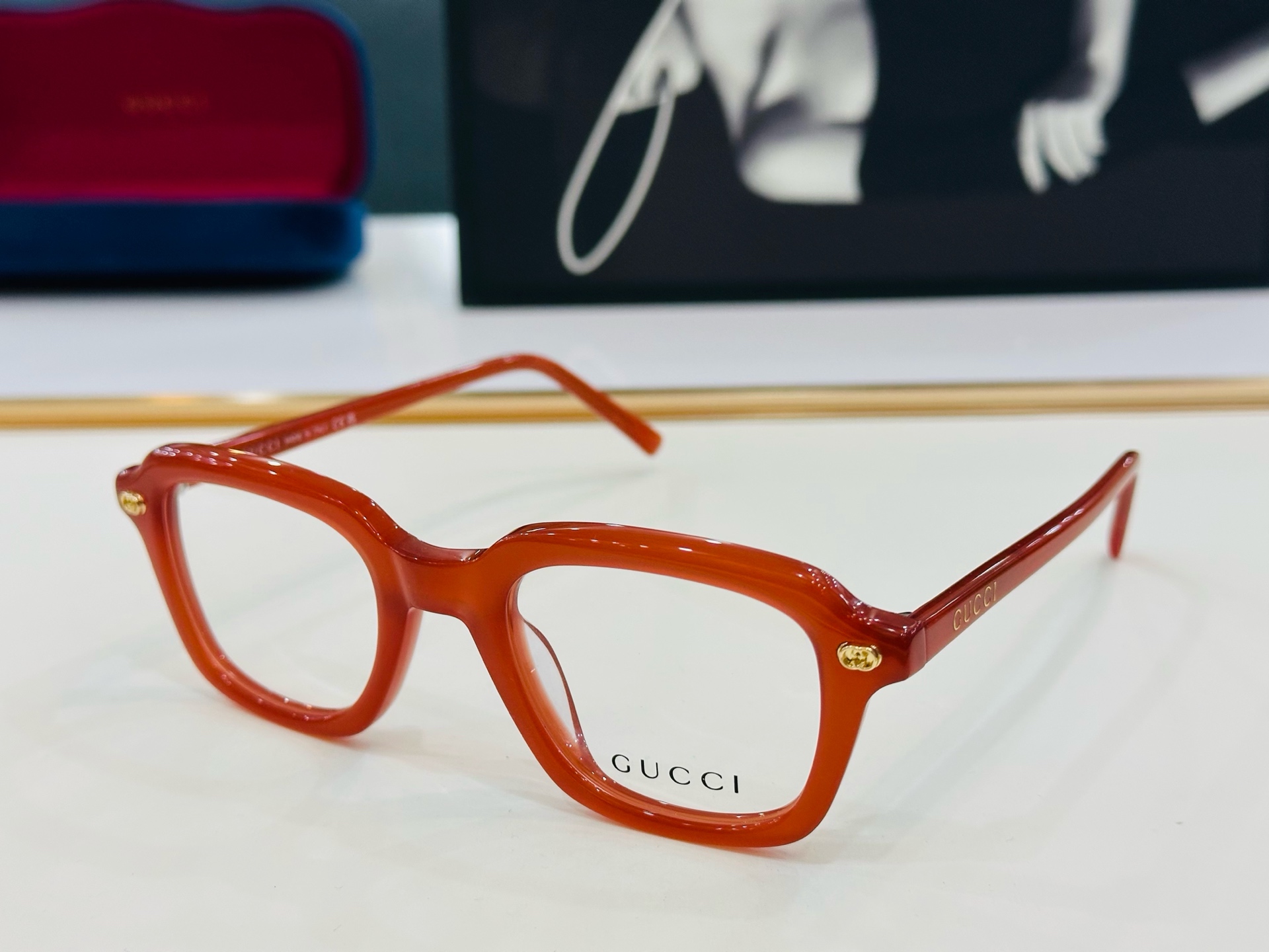 🆕 👏👏GUCC*👍古家GG1855 Size：53口20-145 搭配镜框🔝Z❤配光架 