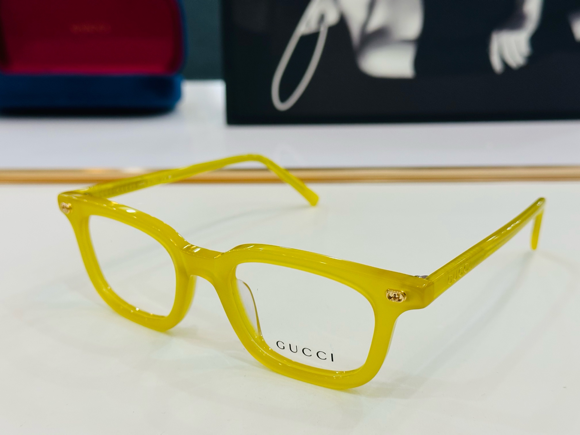 🆕 👏👏GUCC*👍古家GG1856 Size：50口21-145 搭配镜框🔝Z❤配光架 