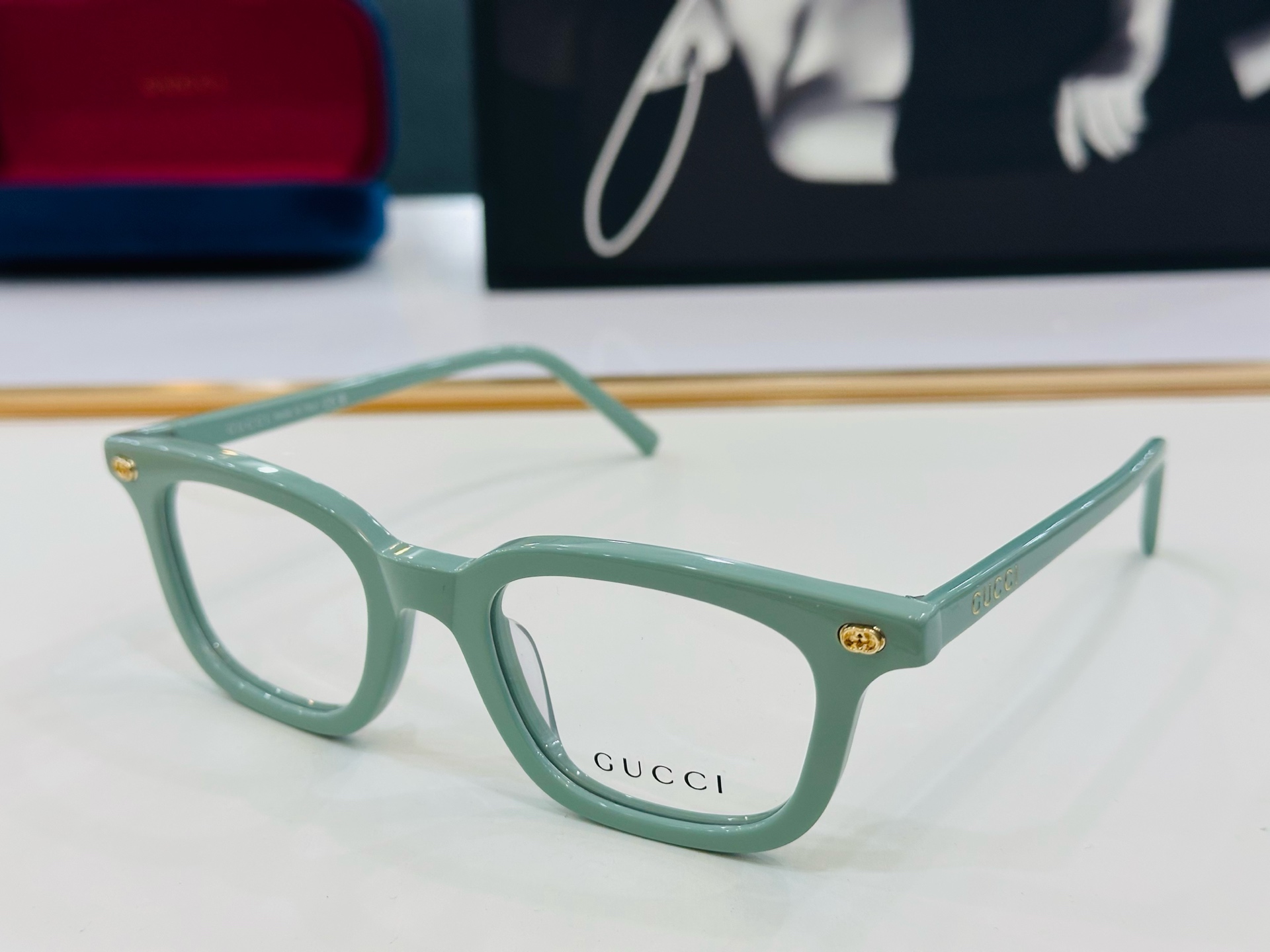 🆕 👏👏GUCC*👍古家GG1856 Size：50口21-145 搭配镜框🔝Z❤配光架 