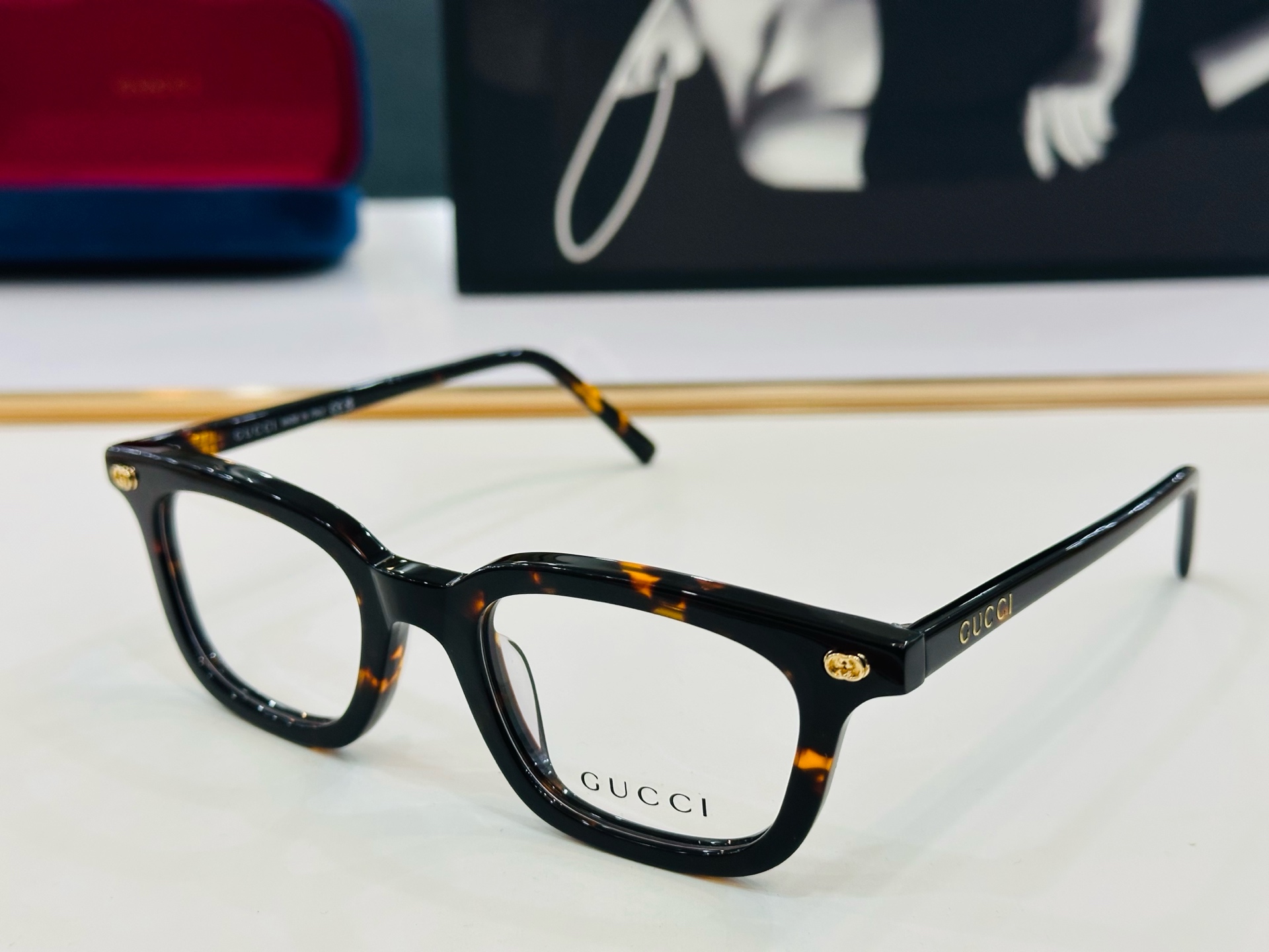 🆕 👏👏GUCC*👍古家GG1856 Size：50口21-145 搭配镜框🔝Z❤配光架 