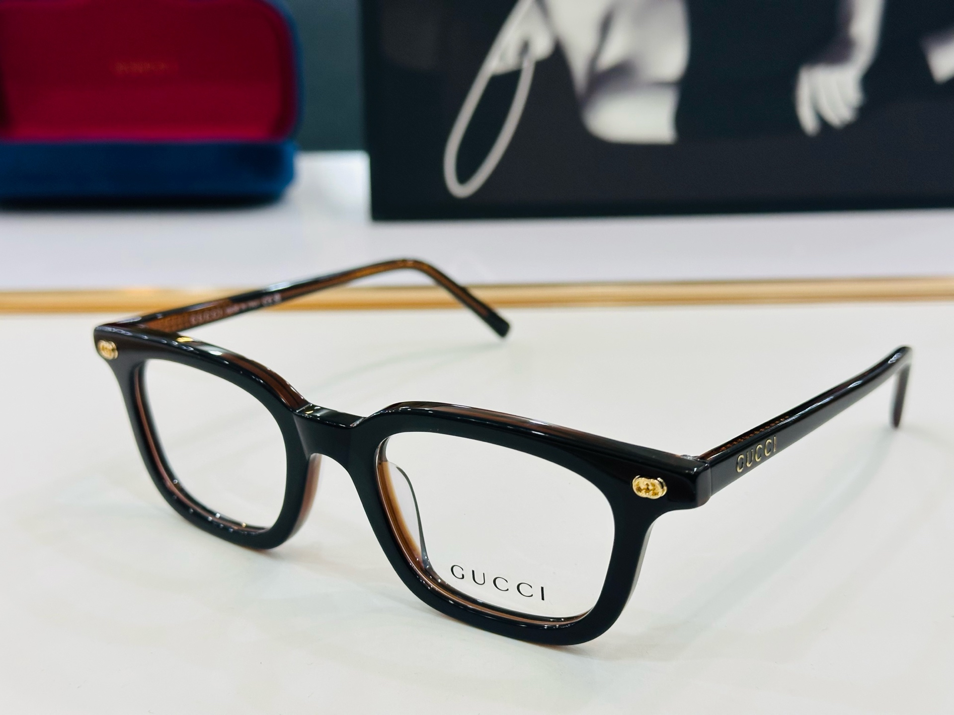 🆕 👏👏GUCC*👍古家GG1856 Size：50口21-145 搭配镜框🔝Z❤配光架 