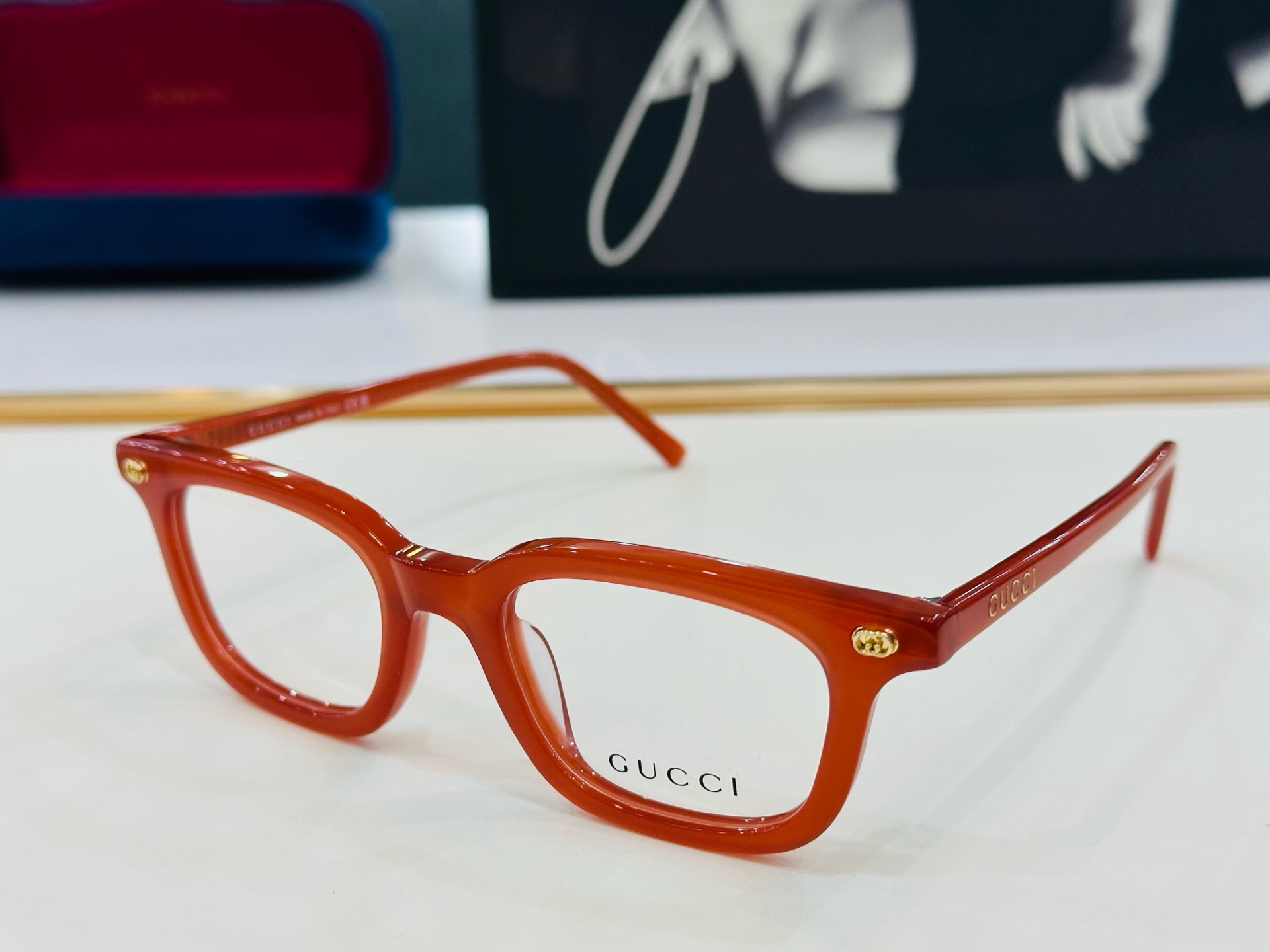 🆕 👏👏GUCC*👍古家GG1856 Size：50口21-145 搭配镜框🔝Z❤配光架 
