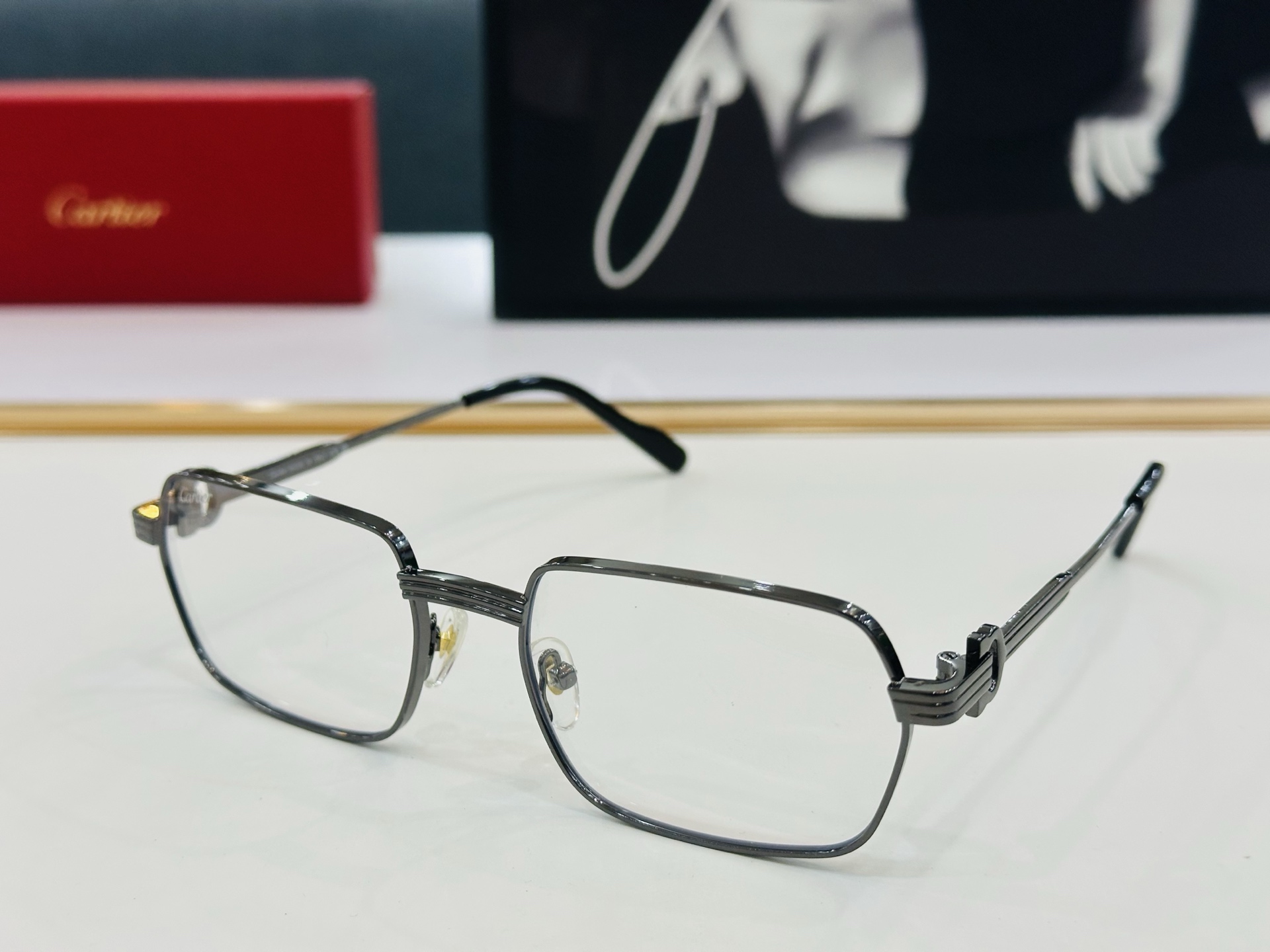 🆕 原版Cartie* 卡家 官网经典款 太阳镜 CT04830 Size：56口19-145   电镀