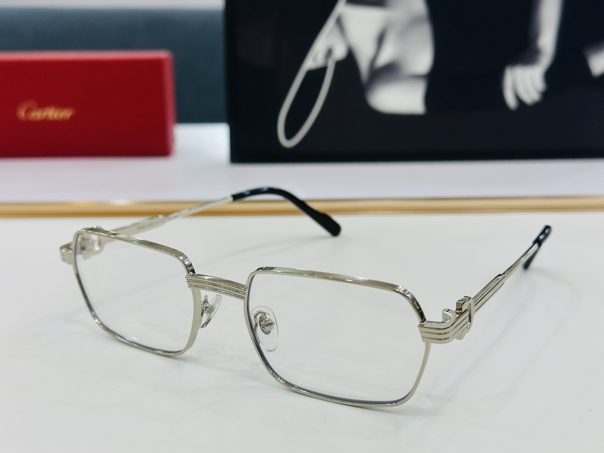 🆕 原版Cartie* 卡家 官网经典款 太阳镜 CT04830 Size：56口19-145   电镀
