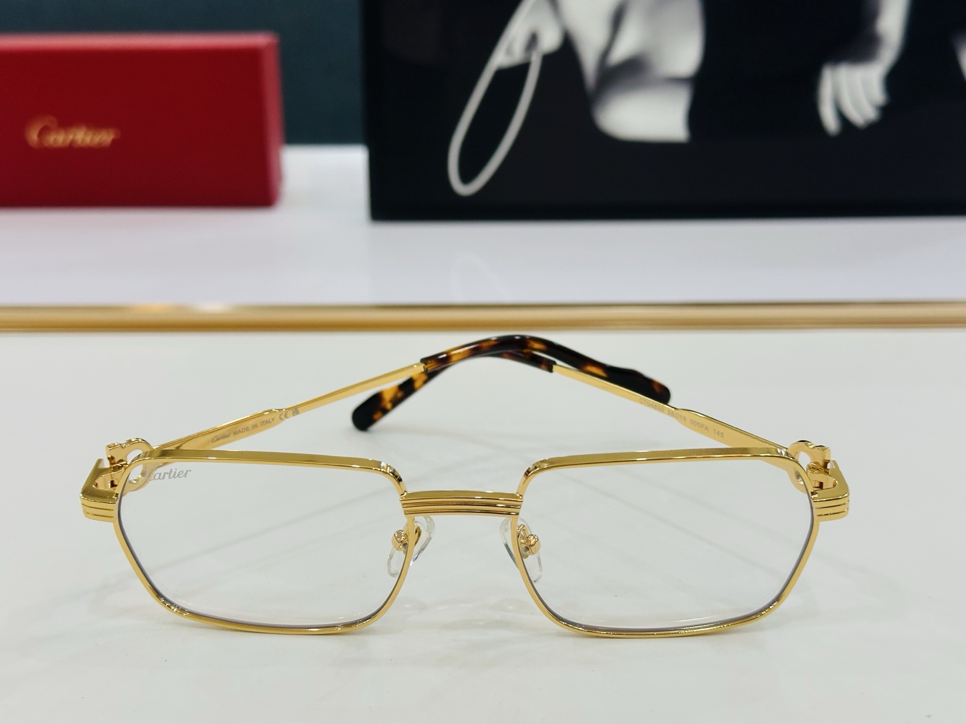 🆕 原版Cartie* 卡家 官网经典款 太阳镜 CT04830 Size：56口19-145   电镀
