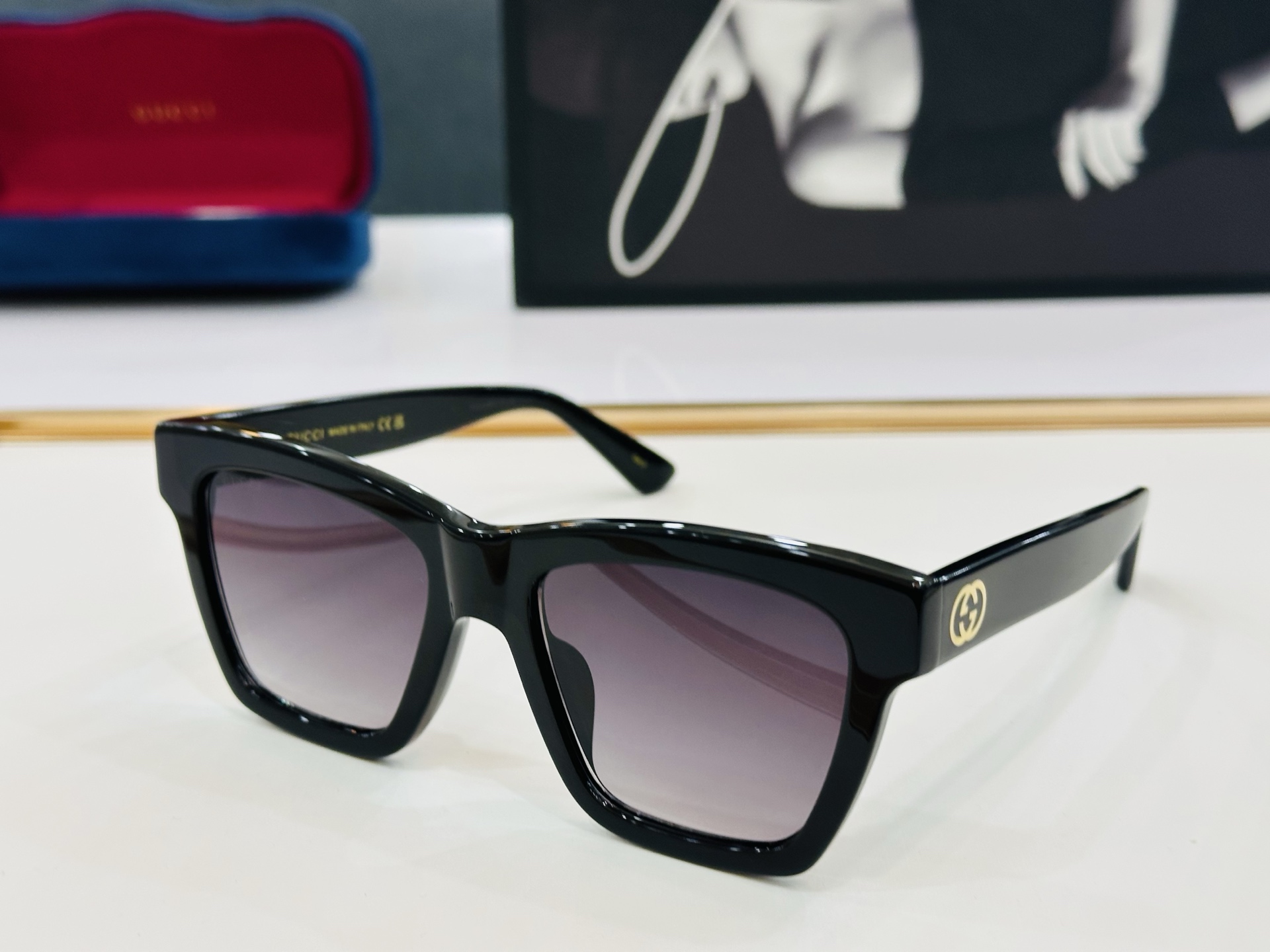 GUCC* 古家 GG1714S 🐝🐝系列 Size：54口19-145  🍁🍁B超绝品质 太阳镜🔥 