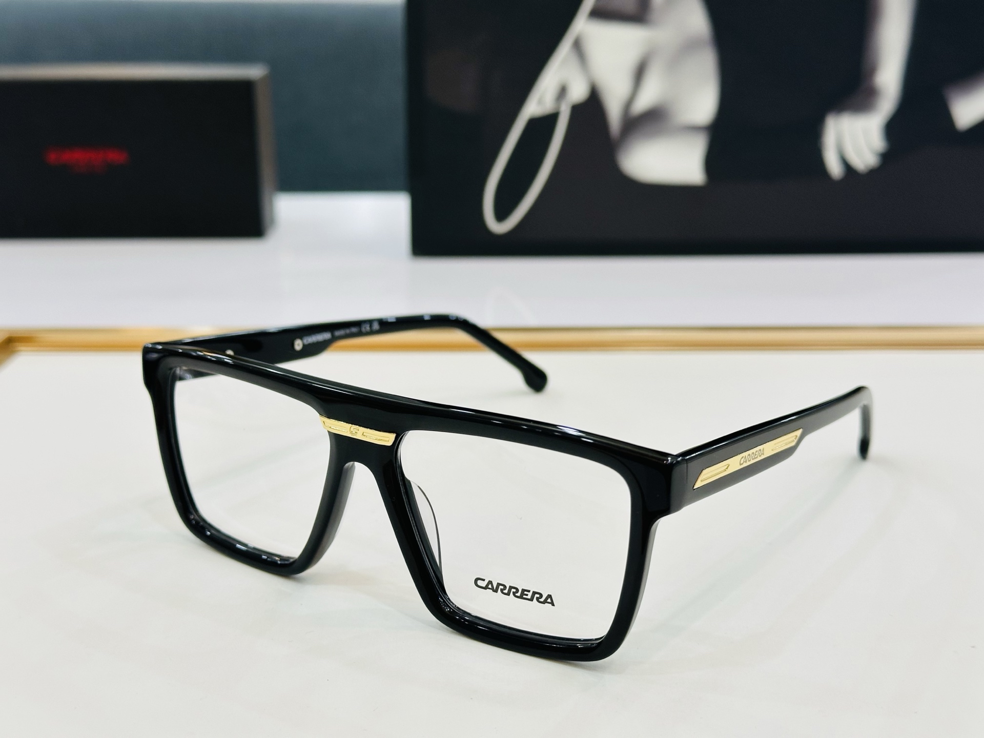 卡雷拉 CARRER* 03S Size：58口15-145  🐲🐲超轻材质 。Z 上脸超美 配光镜 