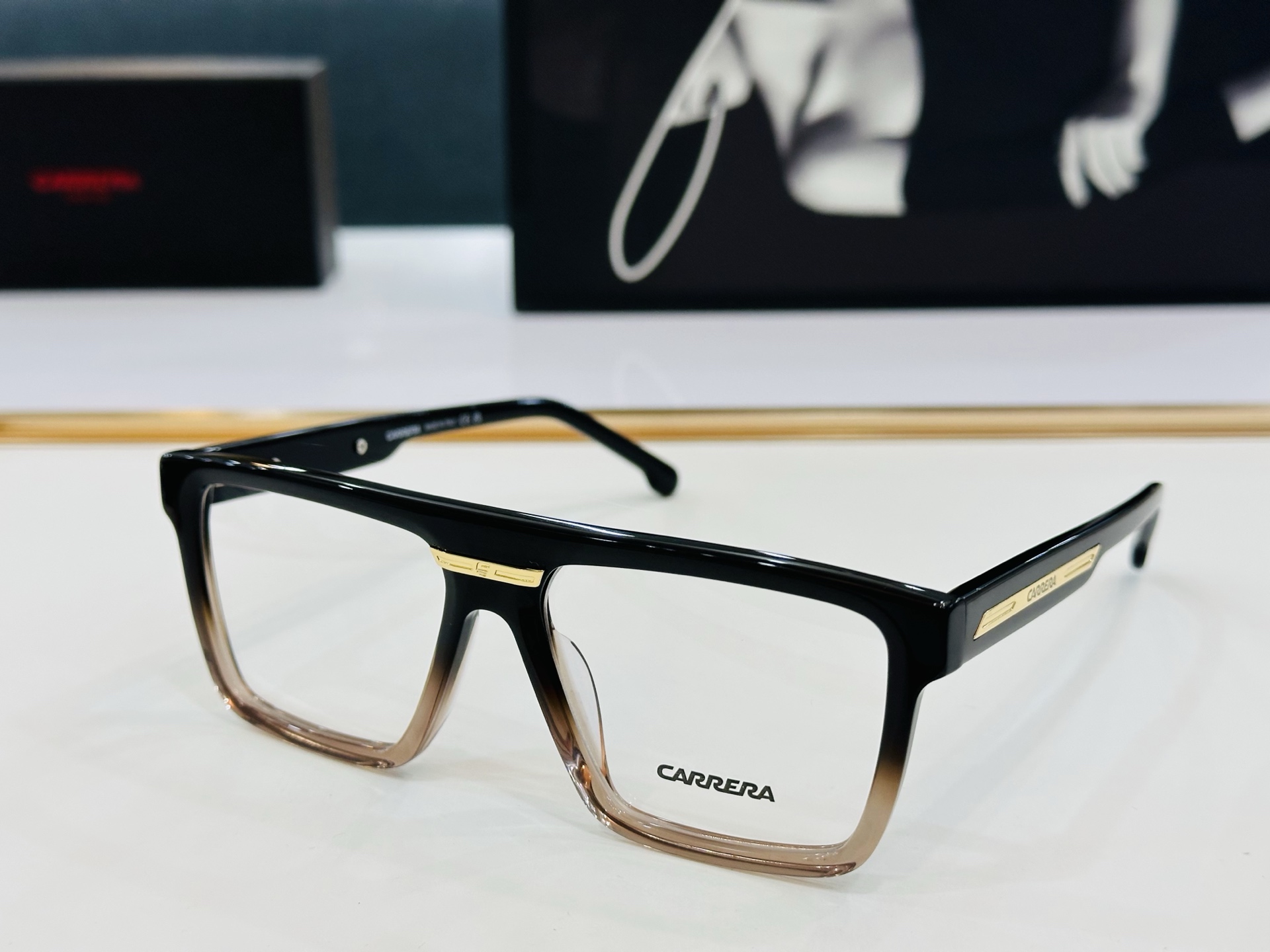 卡雷拉 CARRER* 03S Size：58口15-145  🐲🐲超轻材质 。Z 上脸超美 配光镜 