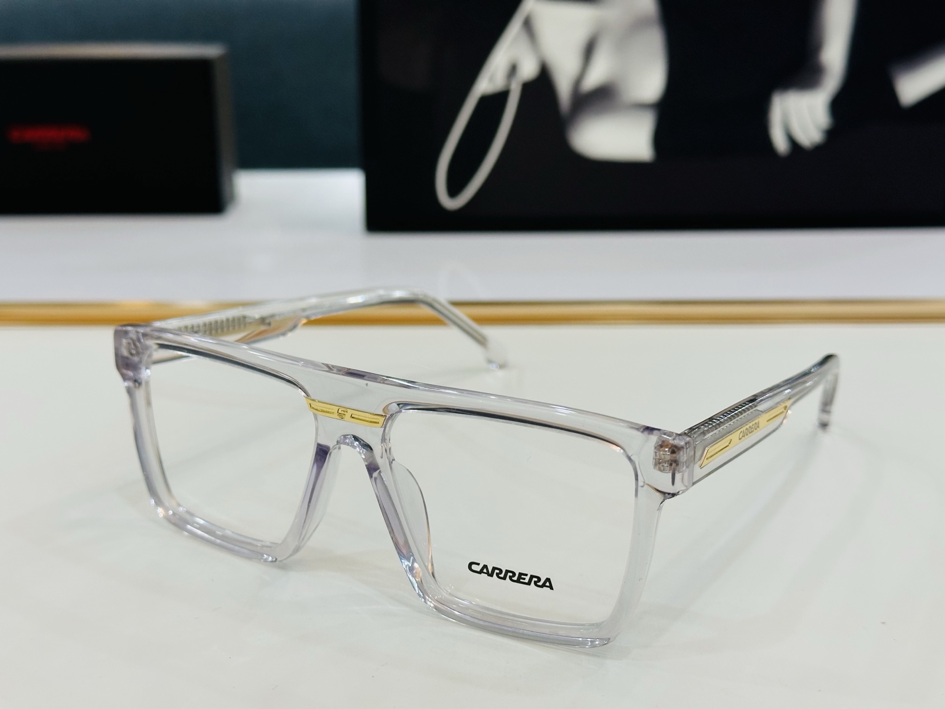 卡雷拉 CARRER* 03S Size：58口15-145  🐲🐲超轻材质 。Z 上脸超美 配光镜 