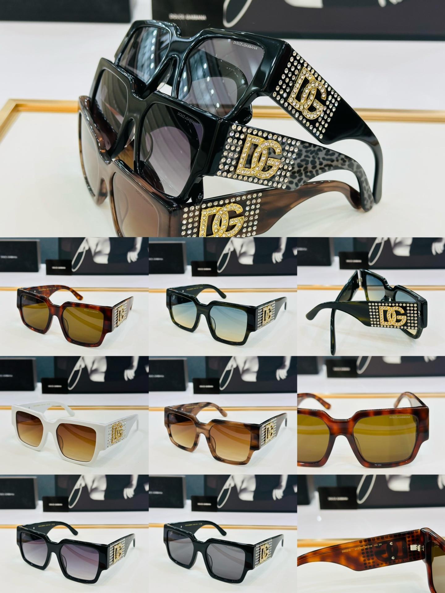 🆕 官网款 🔺DOLCE&GABBAN*🔻DG5212 Size：54口19-145 新颖独特🔝🔝X美艳